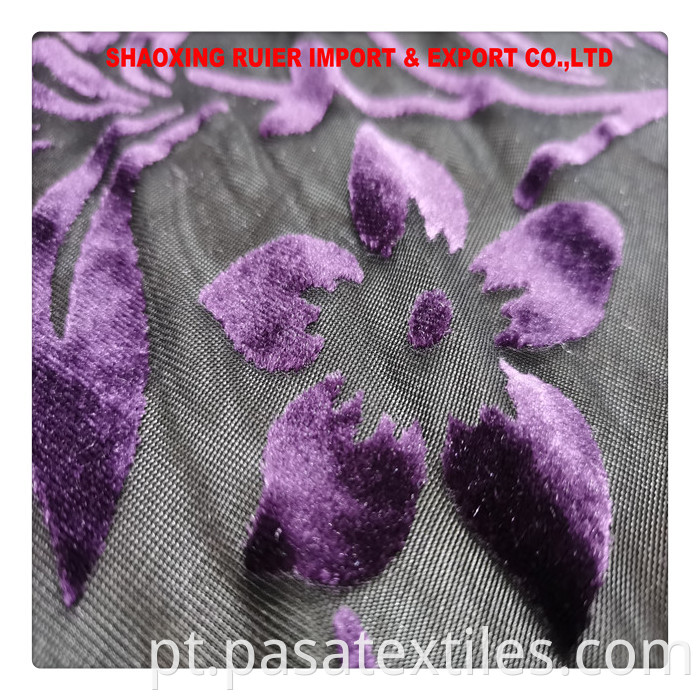 Velvet Burnout Fabric